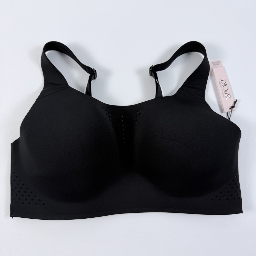 Victoria's Secret VSX Featherweight Max High Impact Sports Bra Black 36C NWT